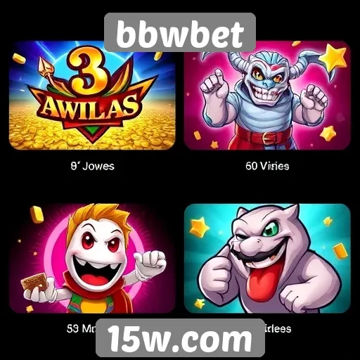 Variedade de jogos oferecidos pelo bbwbet